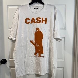 Johnny Cash orange logo XXL NWOT